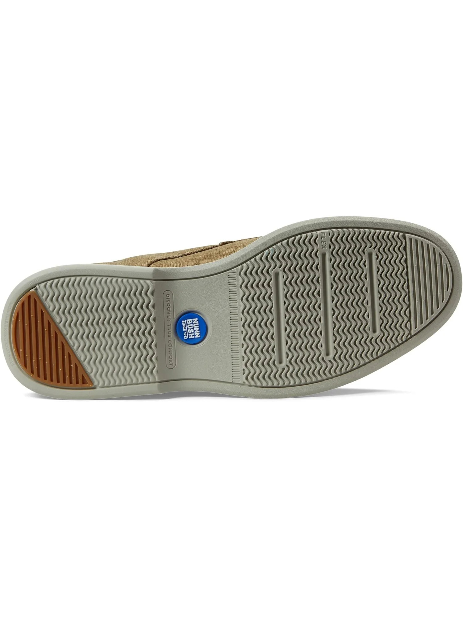 Оксфорды Nunn Bush Otto Canvas Plain Toe — изображение 3 из 4, хаки