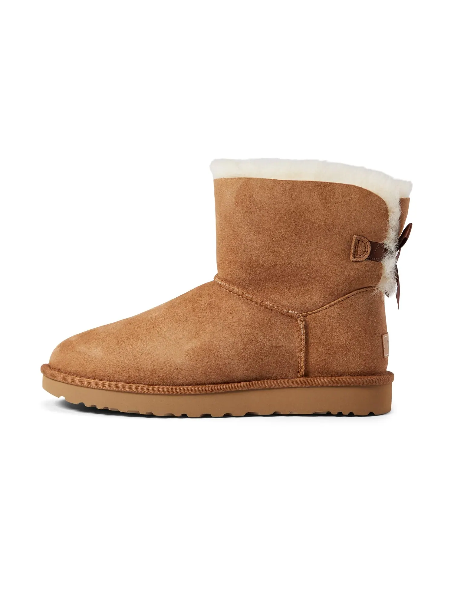 Угги UGG Mini Bailey Bow II с бантиком — изображение 1 из 5, орех