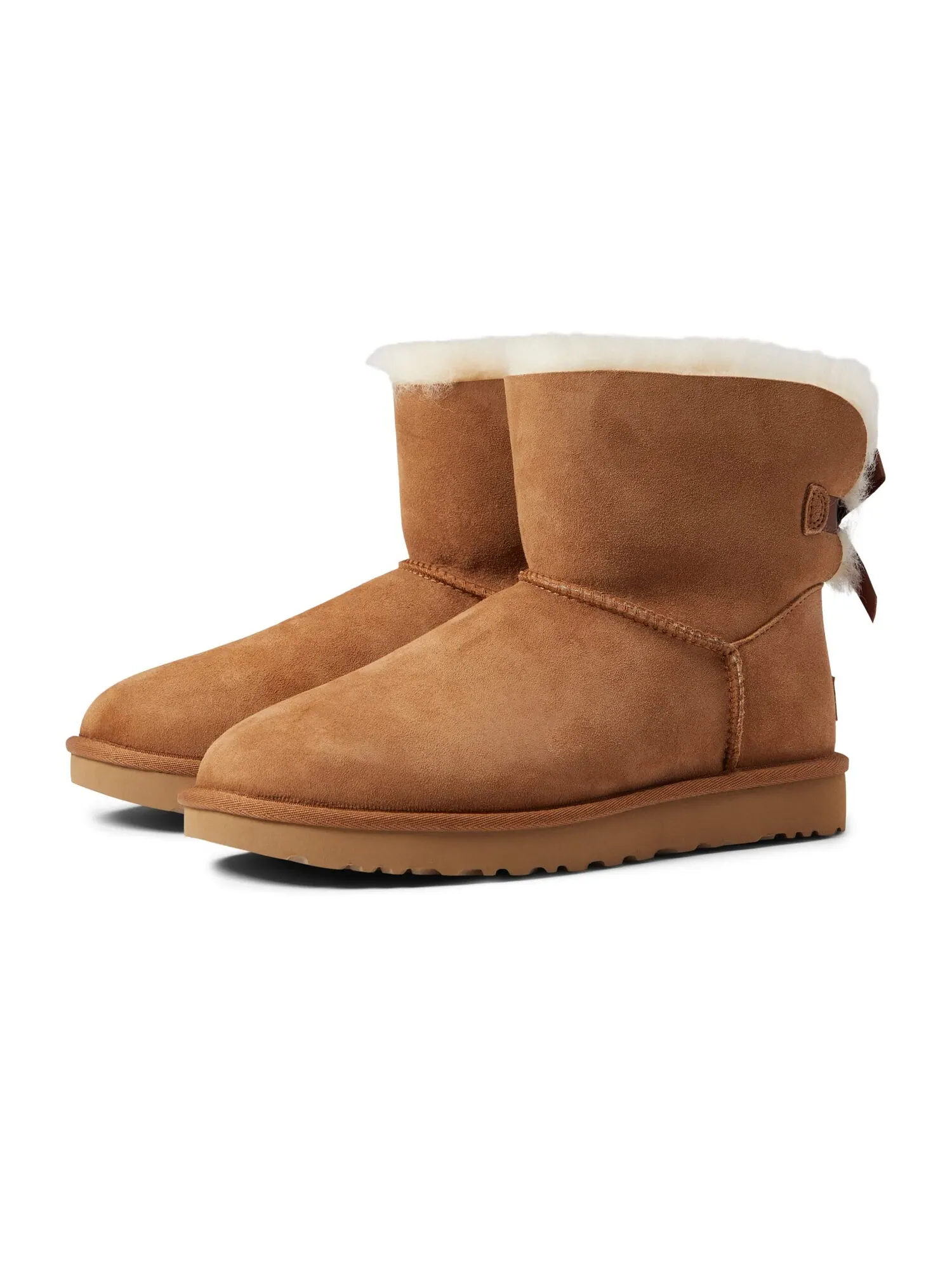 Угги UGG Mini Bailey Bow II с бантиком — изображение 2 из 5, орех