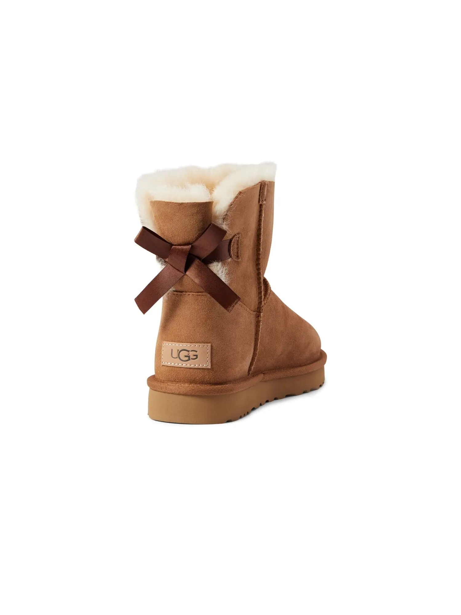 Угги UGG Mini Bailey Bow II с бантиком — изображение 4 из 5, орех
