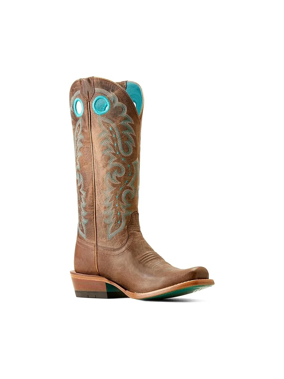 Сапоги женские Ariat Starlight ковбойские с вышивкой — изображение 5 из 5, коричневый/голубой