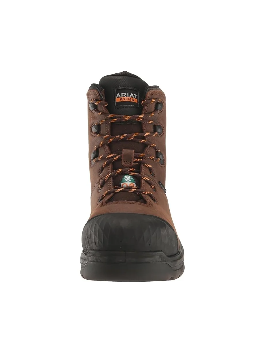 Ботинки Ariat Turbo Outlaw 6" CSA Waterproof Carbon Toe Work Boots — изображение 5 из 5, коричневый