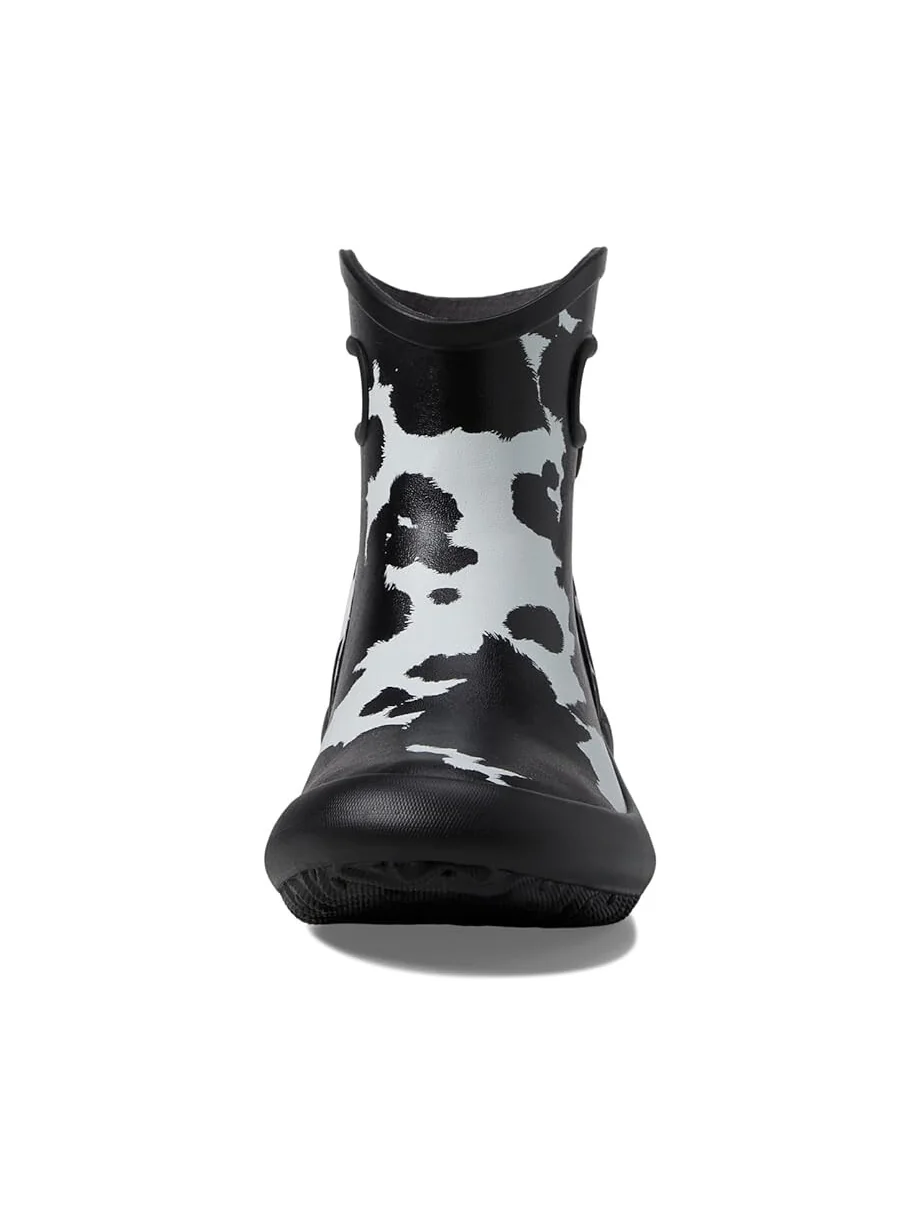Ботинки Bogs Patch Ankle - Cow — изображение 2 из 3, черный/белый
