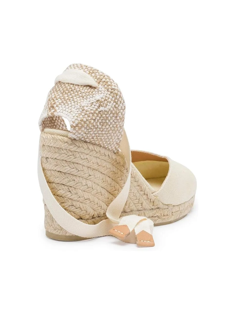 Сандалии CASTANER Chiara 80 mm Wedge Espadrille — изображение 3 из 3, слоновая кость