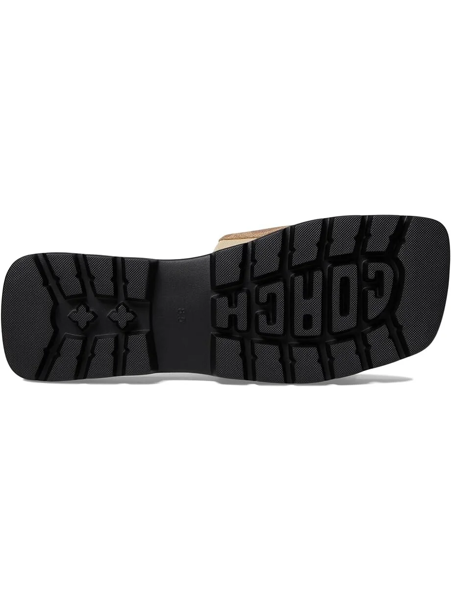 Сандалии COACH Florence Sandal — изображение 3 из 5, хаки/темный