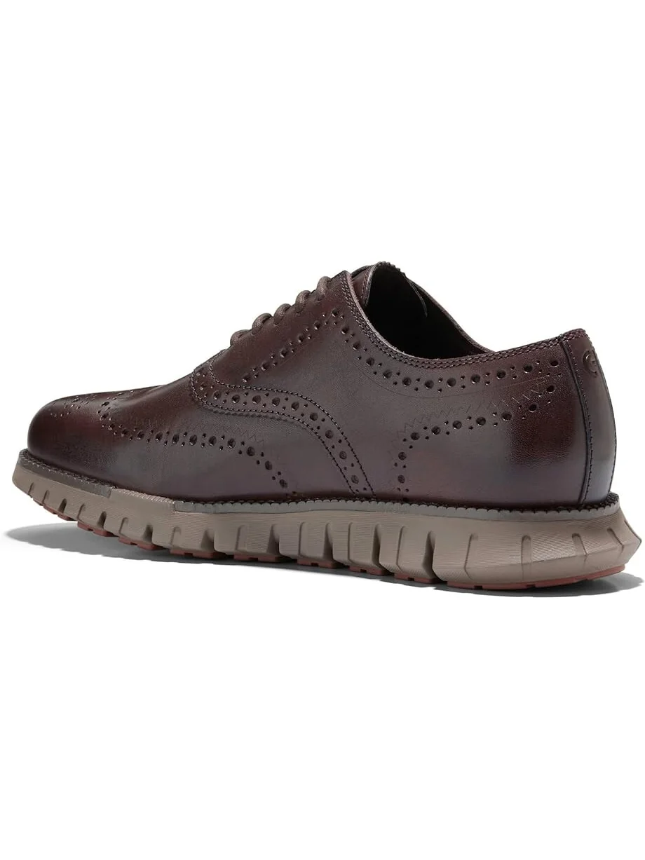Оксфорды Cole Haan Zerogrand Remastered Wing Tip Unlined, цвет Dark Chocolate/Irish Coffee — изображение 4 из 4