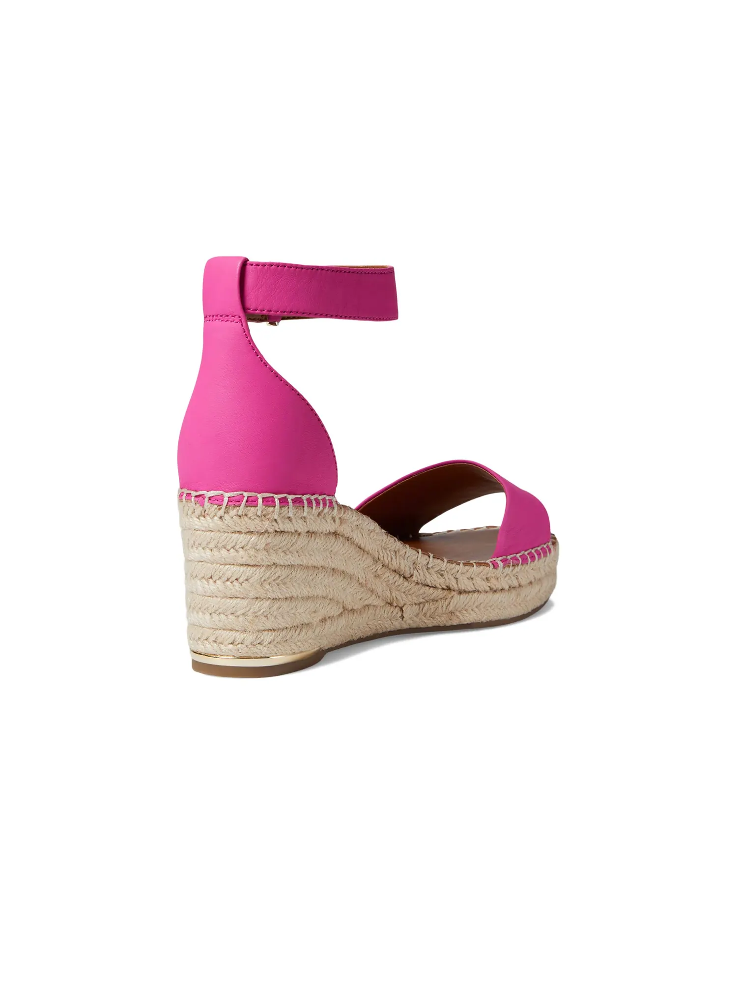 Туфли Franco Sarto Clemens Raffia Espadrille Wedge Heel Sandals — изображение 5 из 6, розовый