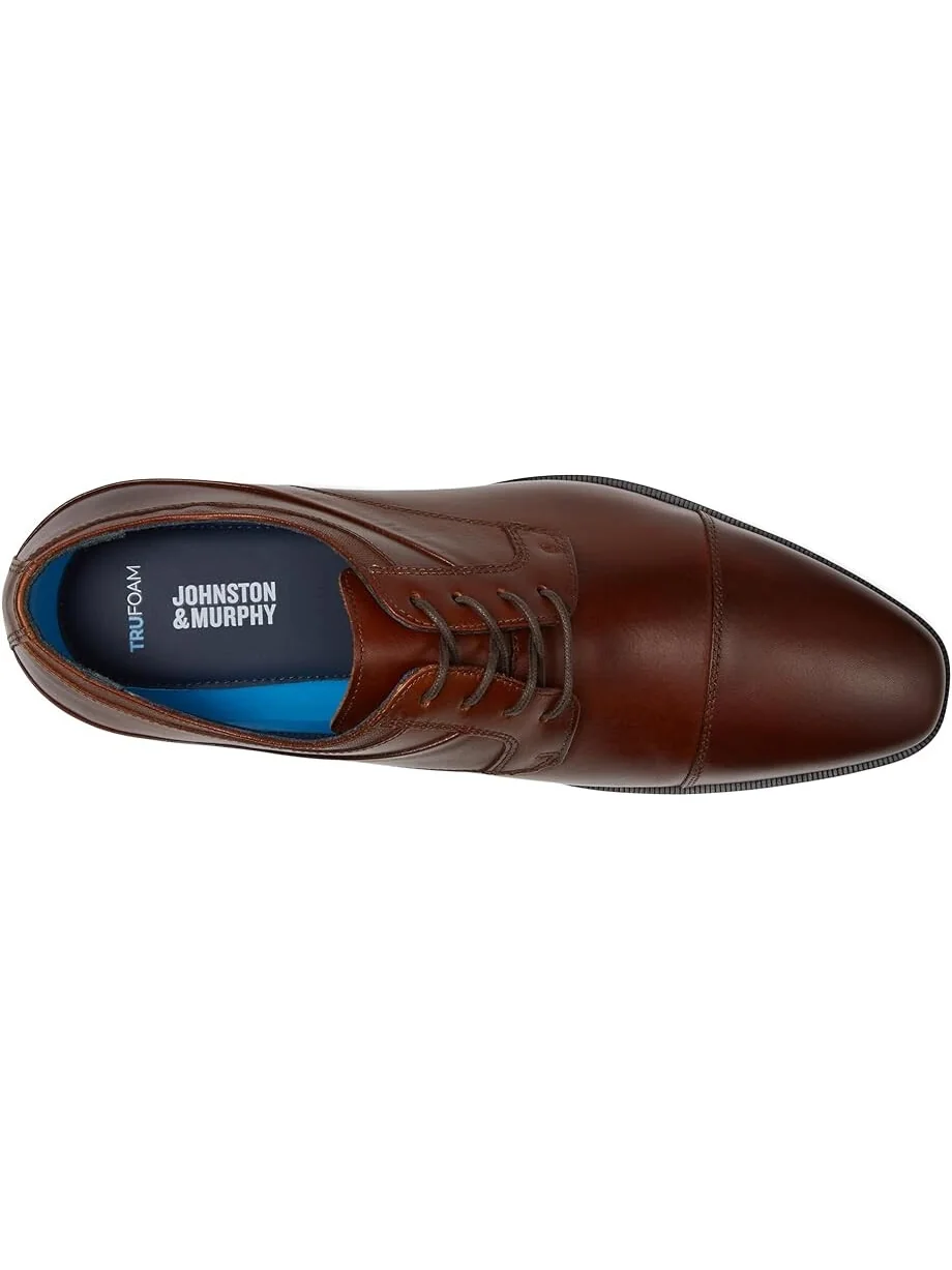 Оксфорды Johnston & Murphy Gibbons Cap Toe — изображение 2 из 4, махагони