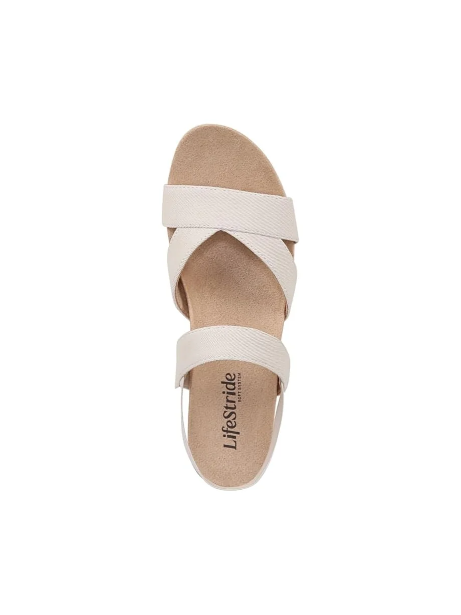 Сандалии LifeStride Danita Strappy Wedge — изображение 2 из 4, кость