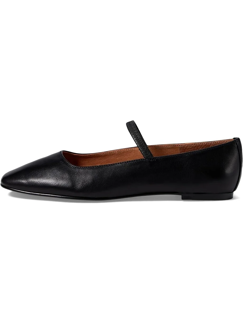 Туфли на плоской подошве Madewell The Greta Ballet Flat — изображение 4 из 5, черный