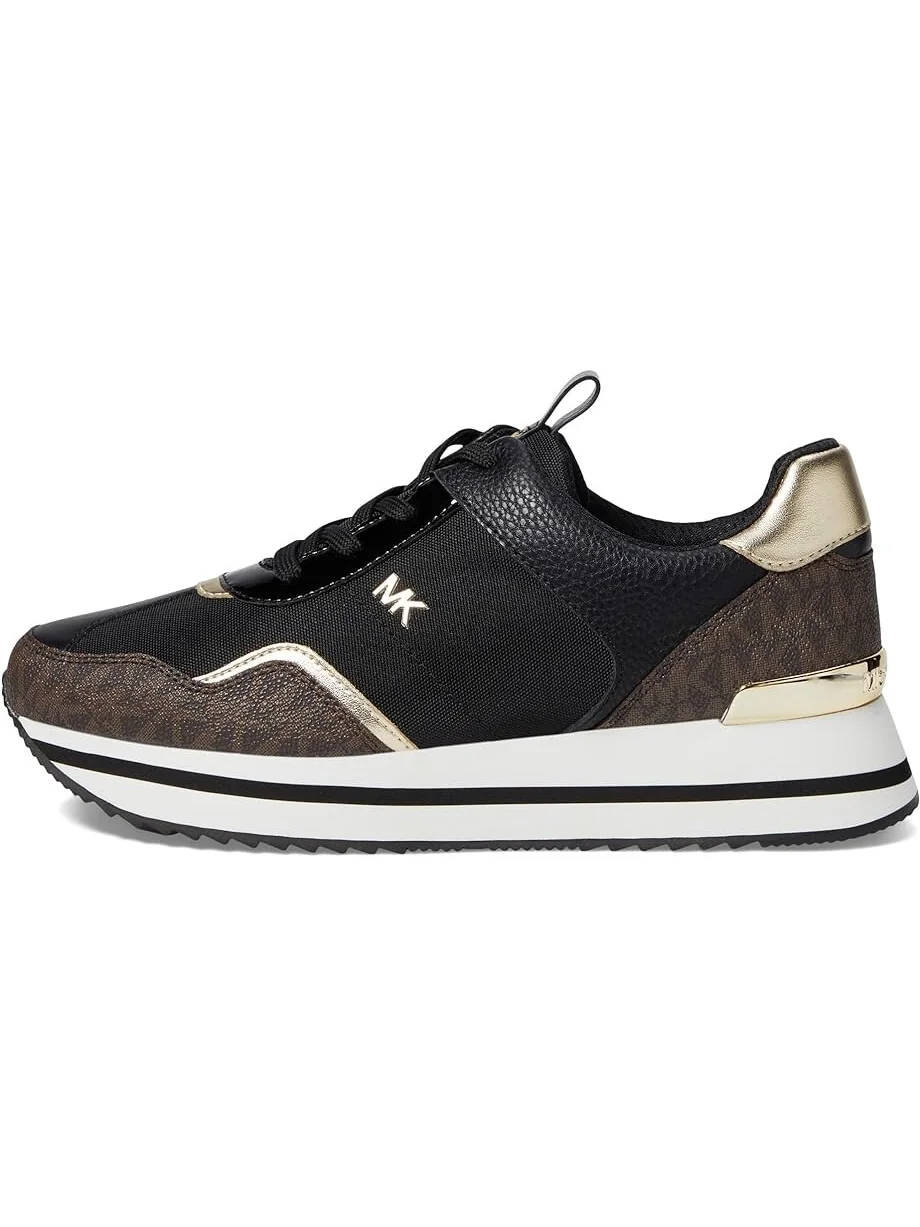 Кроссовки MICHAEL Michael Kors Raina Trainer — изображение 4 из 4, черный/коричневый