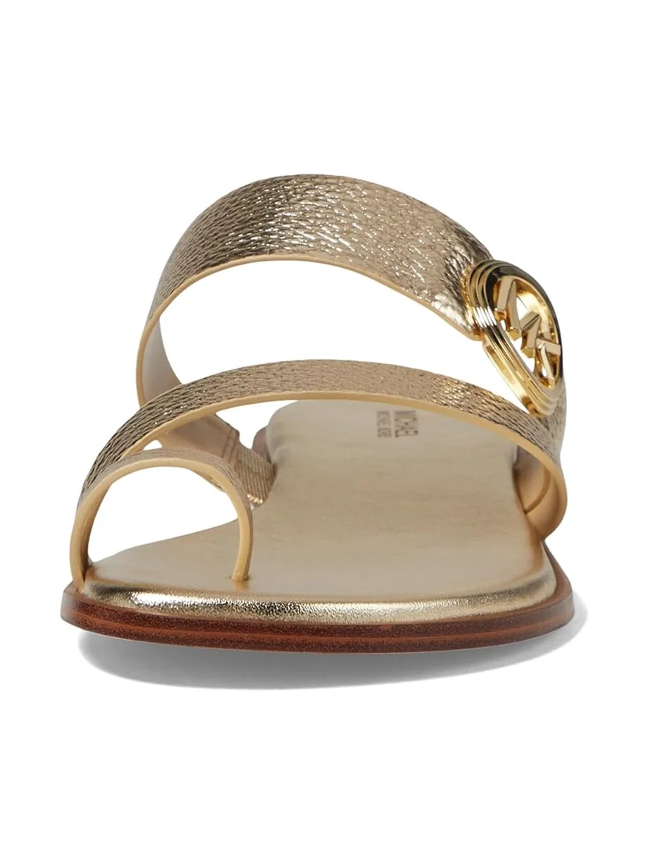 Сандалии MICHAEL Michael Kors Vera Flat Thong — изображение 2 из 3, золотой