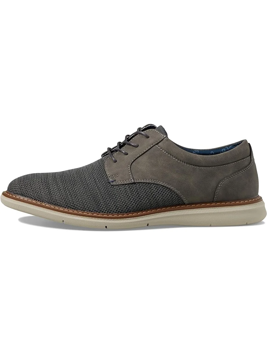 Кроссовки Nunn Bush Chase Knit Plain Toe Oxford Lightweight Breathable Versatile Lace Up — изображение 4 из 5, серый