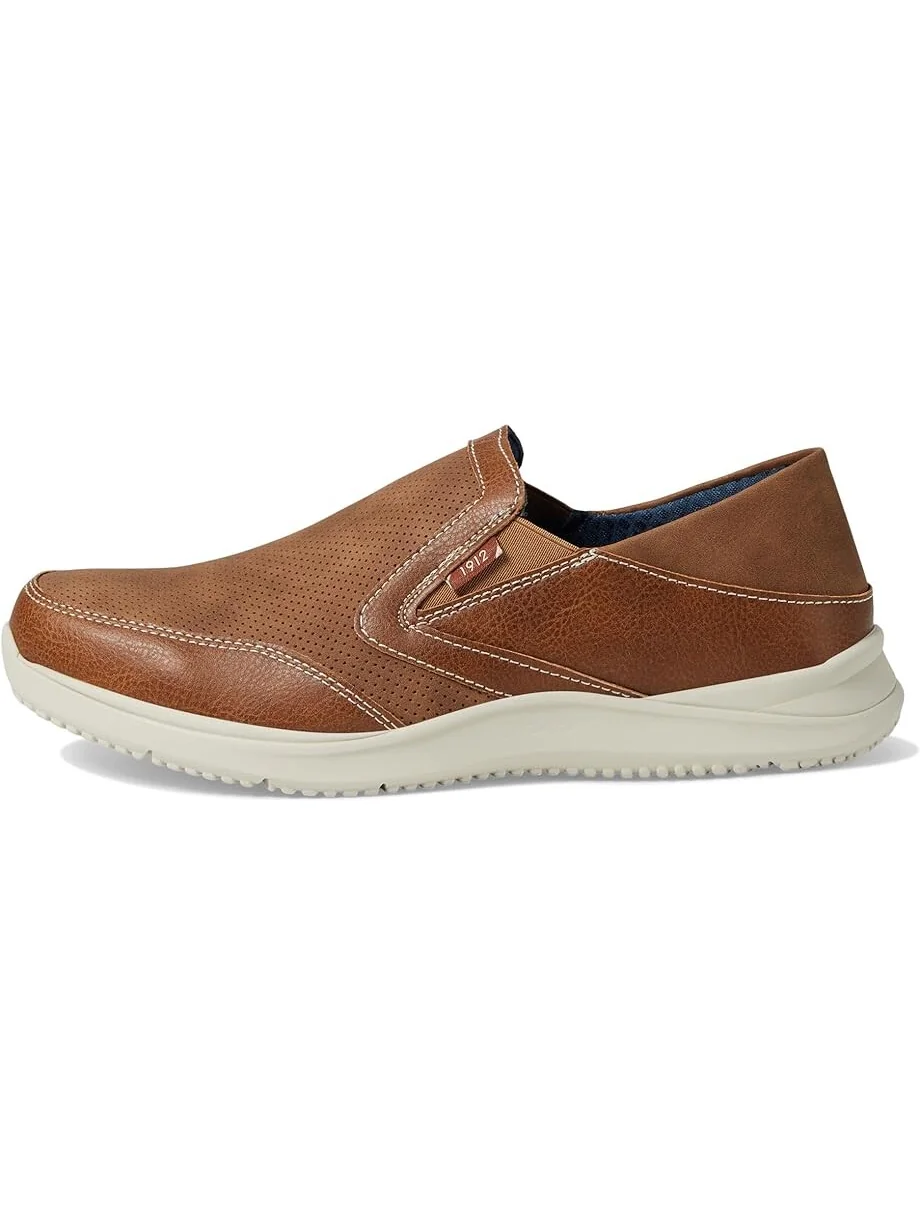Кроссовки Nunn Bush Conway EZ Moccasin Toe Slip-On Easy Slip-In Loafer — изображение 4 из 4, бежевый