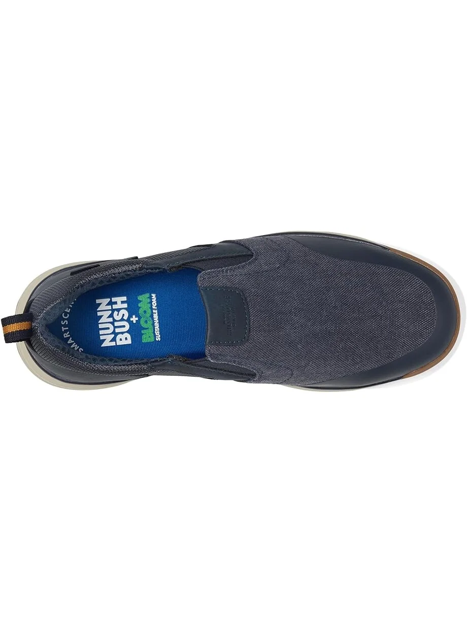 Кроссовки Nunn Bush Sedona Canvas Moccasin Toe Slip-On Comfortable Lightweight Loafer With Memory Foam — изображение 2 из 4