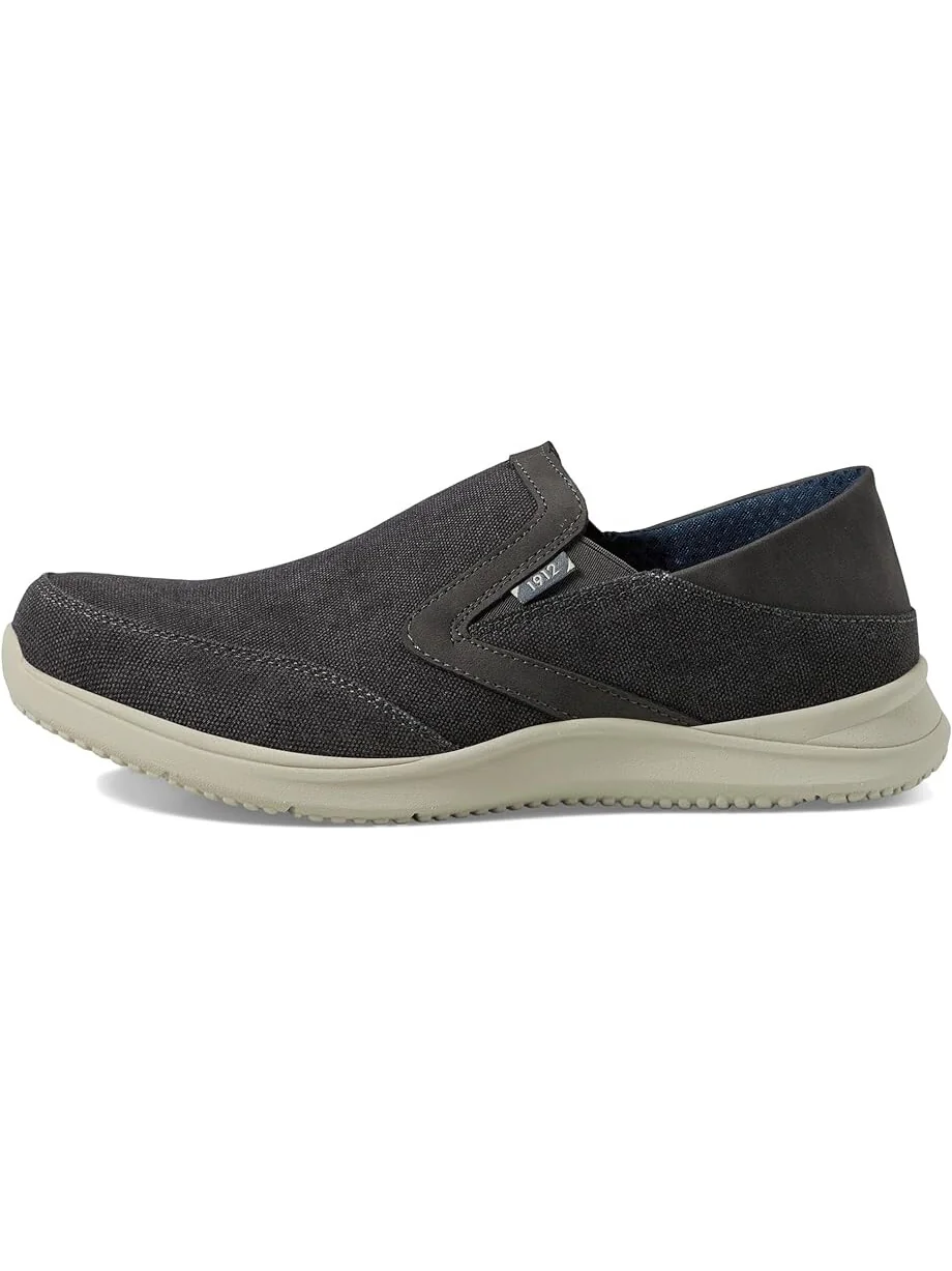 Кроссовки Nunn Bush Conway EZ Canvas Moccasin Toe Slip-On Easy Slip-In Loafer — изображение 4 из 5, серый