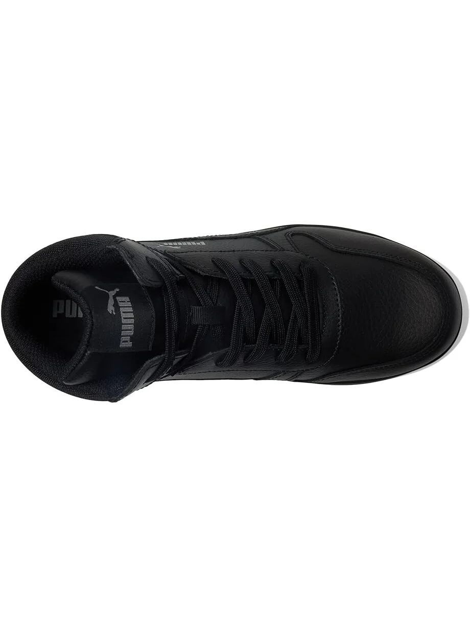 Кроссовки PUMA Safety Frontcourt Leather Mid ASTM EH — изображение 2 из 5, черный