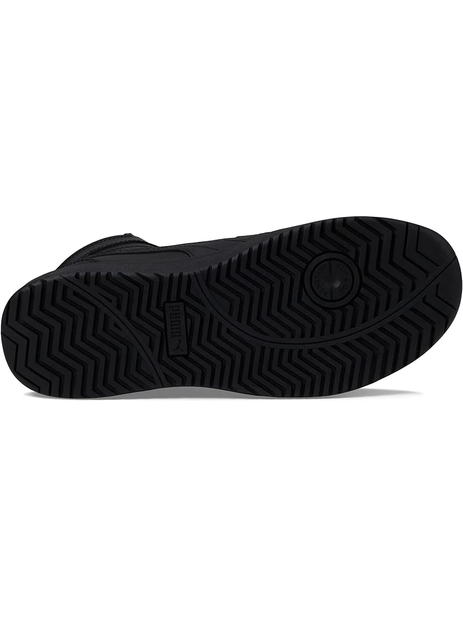 Кроссовки PUMA Safety Frontcourt Leather Mid ASTM EH — изображение 3 из 5, черный