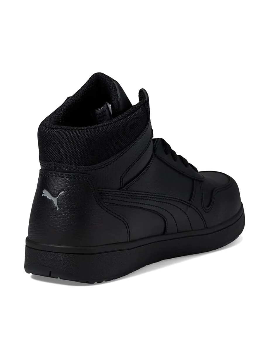 Кроссовки PUMA Safety Frontcourt Leather Mid ASTM EH — изображение 5 из 5, черный