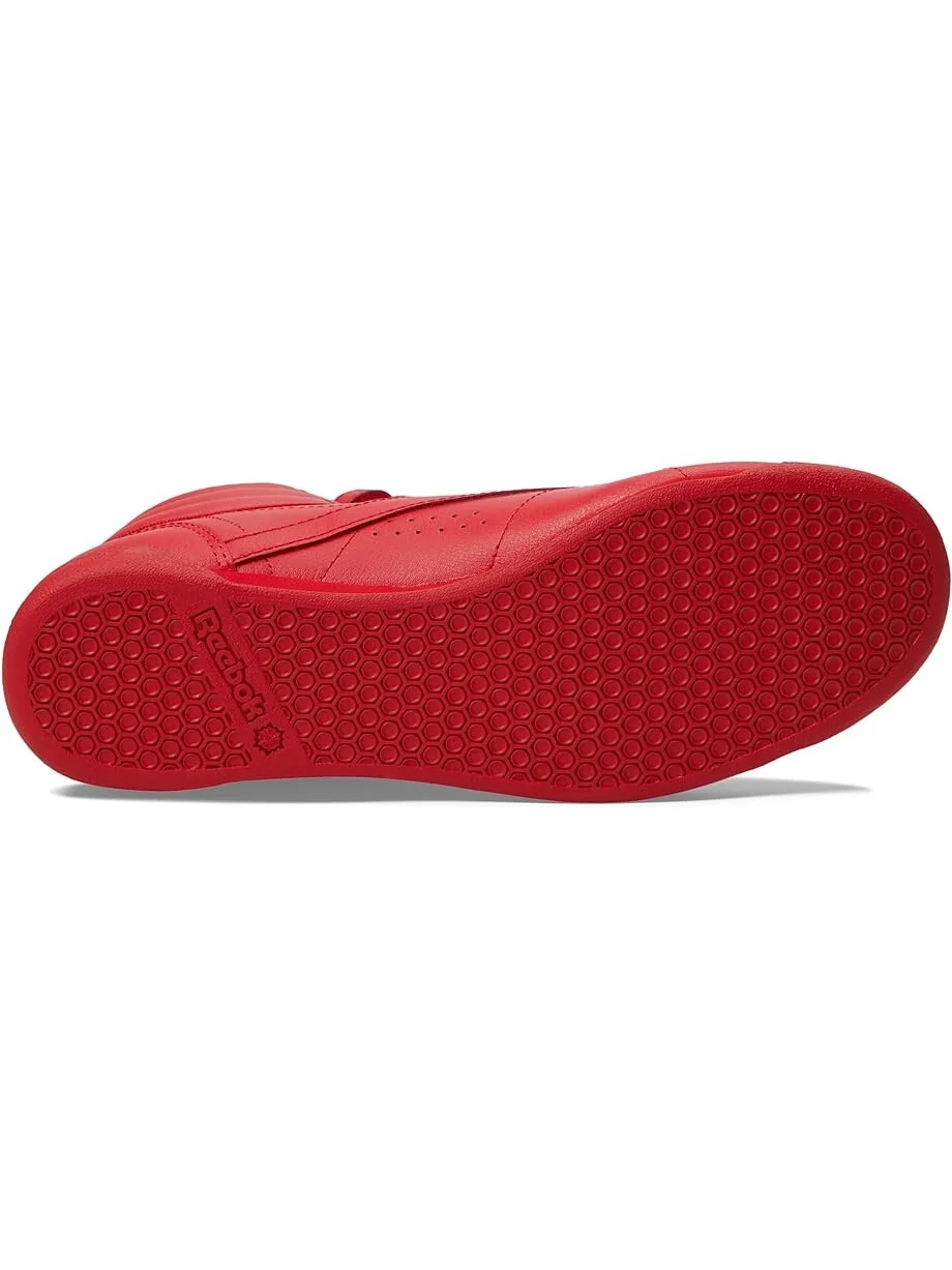 Кроссовки Reebok Lifestyle Freestyle Hi High Top — изображение 3 из 4, красный/белый