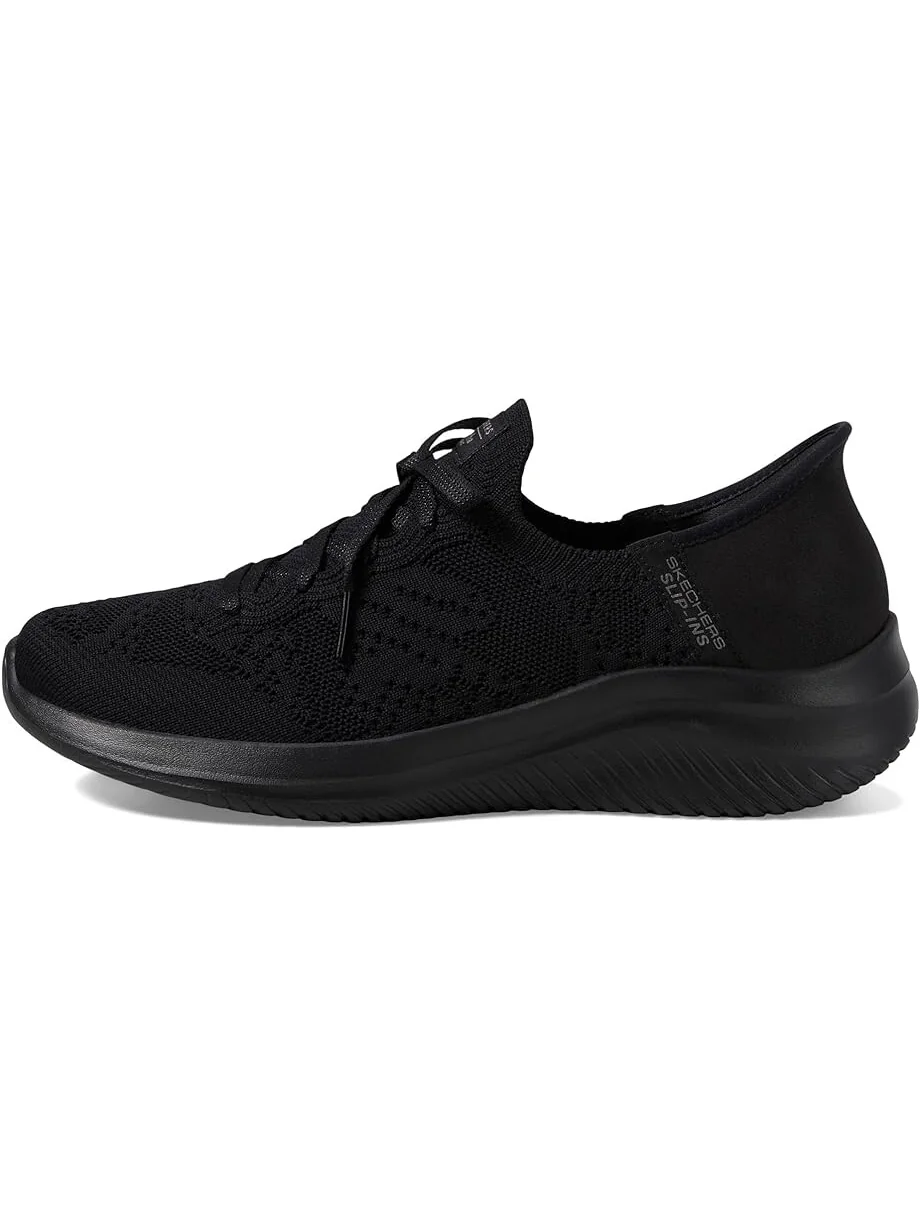 Кроссовки SKECHERS Martha Stewart - Ultra Flex 3.0 -Back On Track - HANDS FREE SLIP-INS — изображение 4 из 4, черный/черный