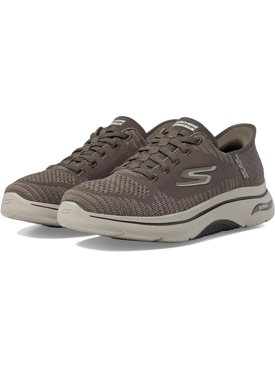 Кроссовки SKECHERS Performance Go Walk Arch Fit 2.0 - Grand Hands Free Slip-Ins — изображение 1 из 5, тауп