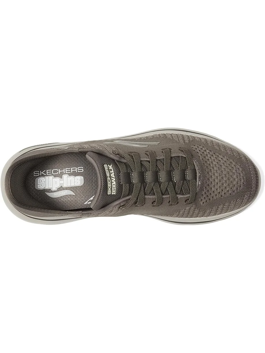 Кроссовки SKECHERS Performance Go Walk Arch Fit 2.0 - Grand Hands Free Slip-Ins — изображение 2 из 5, тауп