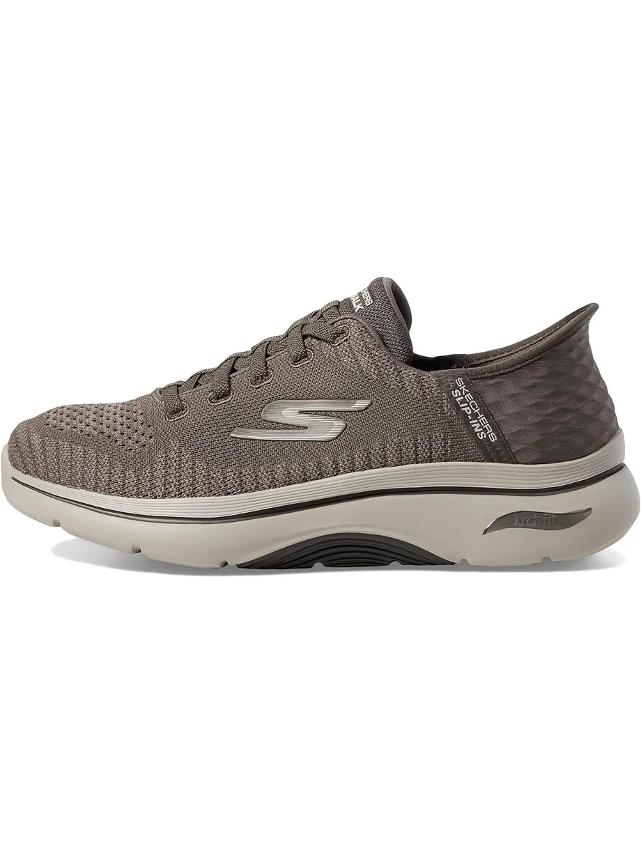 Кроссовки SKECHERS Performance Go Walk Arch Fit 2.0 - Grand Hands Free Slip-Ins — изображение 4 из 5, тауп
