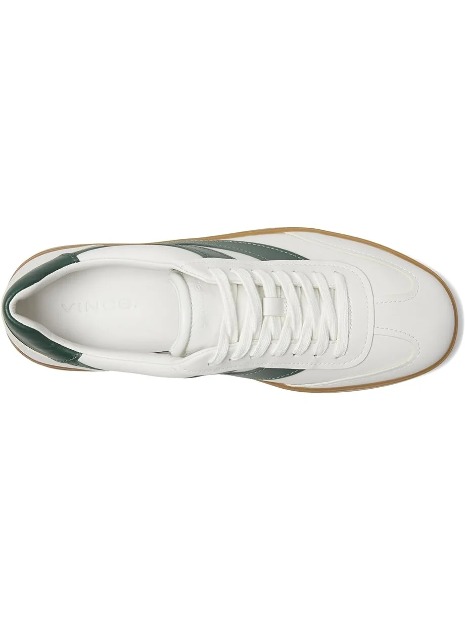 Кроссовки Vince Oasis-M Lace-Up Retro Sneakers — изображение 2 из 4, белый/зеленый