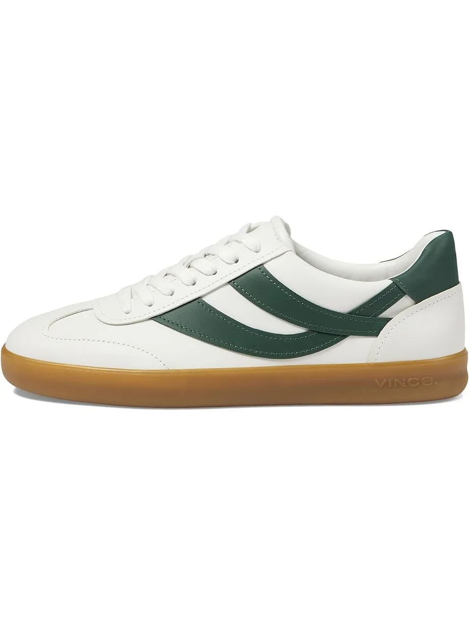 Кроссовки Vince Oasis-M Lace-Up Retro Sneakers — изображение 4 из 4, белый/зеленый