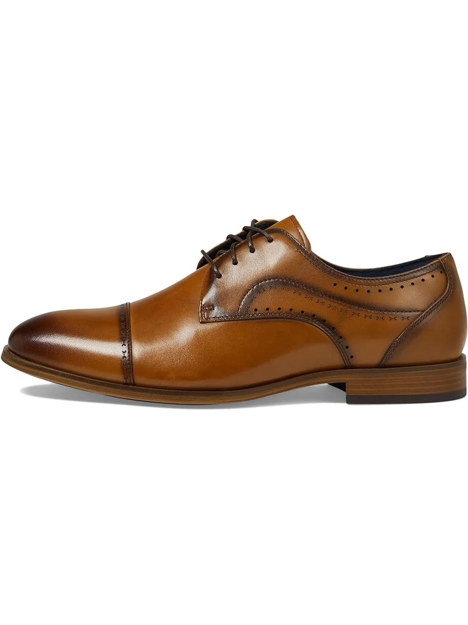 Оксфорды Stacy Adams Bryant Cap Toe Lace-Up — изображение 4 из 4, бежевый