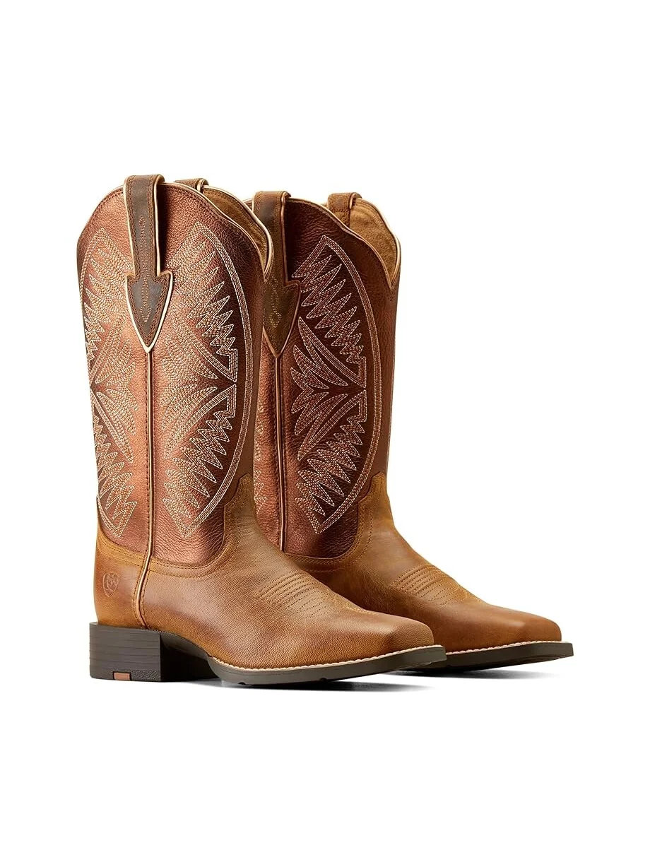 Сапоги женские Ariat Round Up Ruidoso ковбойские с вышивкой