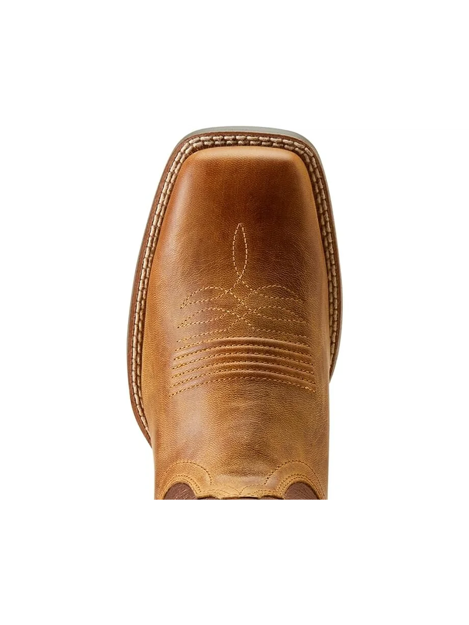 Сапоги женские Ariat Round Up Ruidoso ковбойские с вышивкой — изображение 2 из 4, коричневый