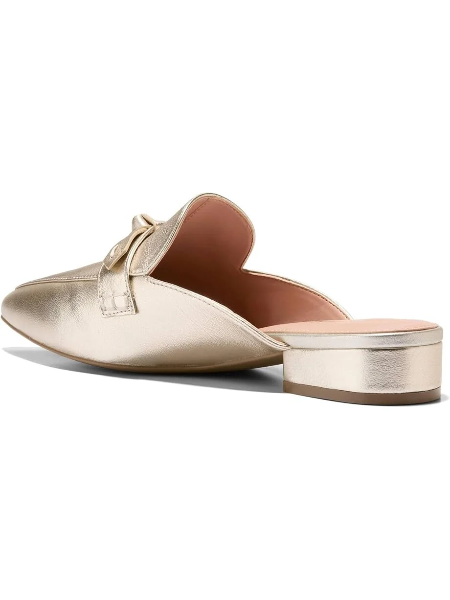 Лоферы Cole Haan Piper Bow Mule — изображение 4 из 4, золотистый