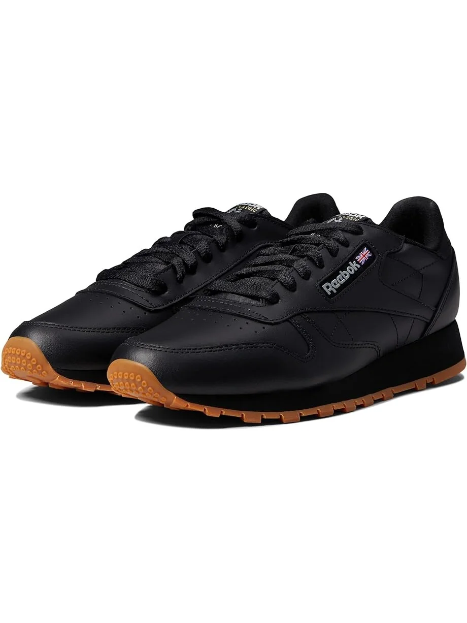 Кроссовки Reebok Lifestyle Classic Leather — изображение 1 из 4, черный/серый