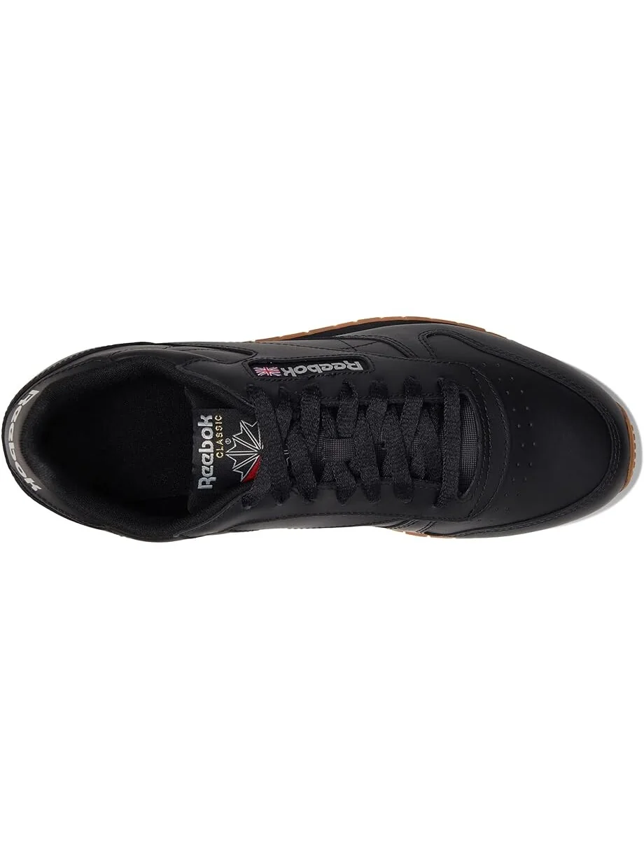 Кроссовки Reebok Lifestyle Classic Leather — изображение 2 из 4, черный/серый