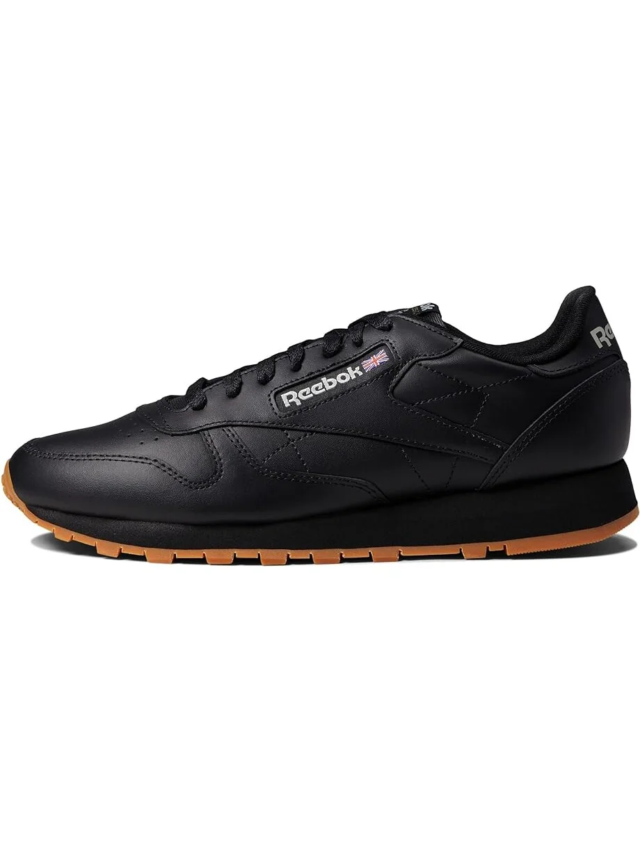 Кроссовки Reebok Lifestyle Classic Leather — изображение 4 из 4, черный/серый