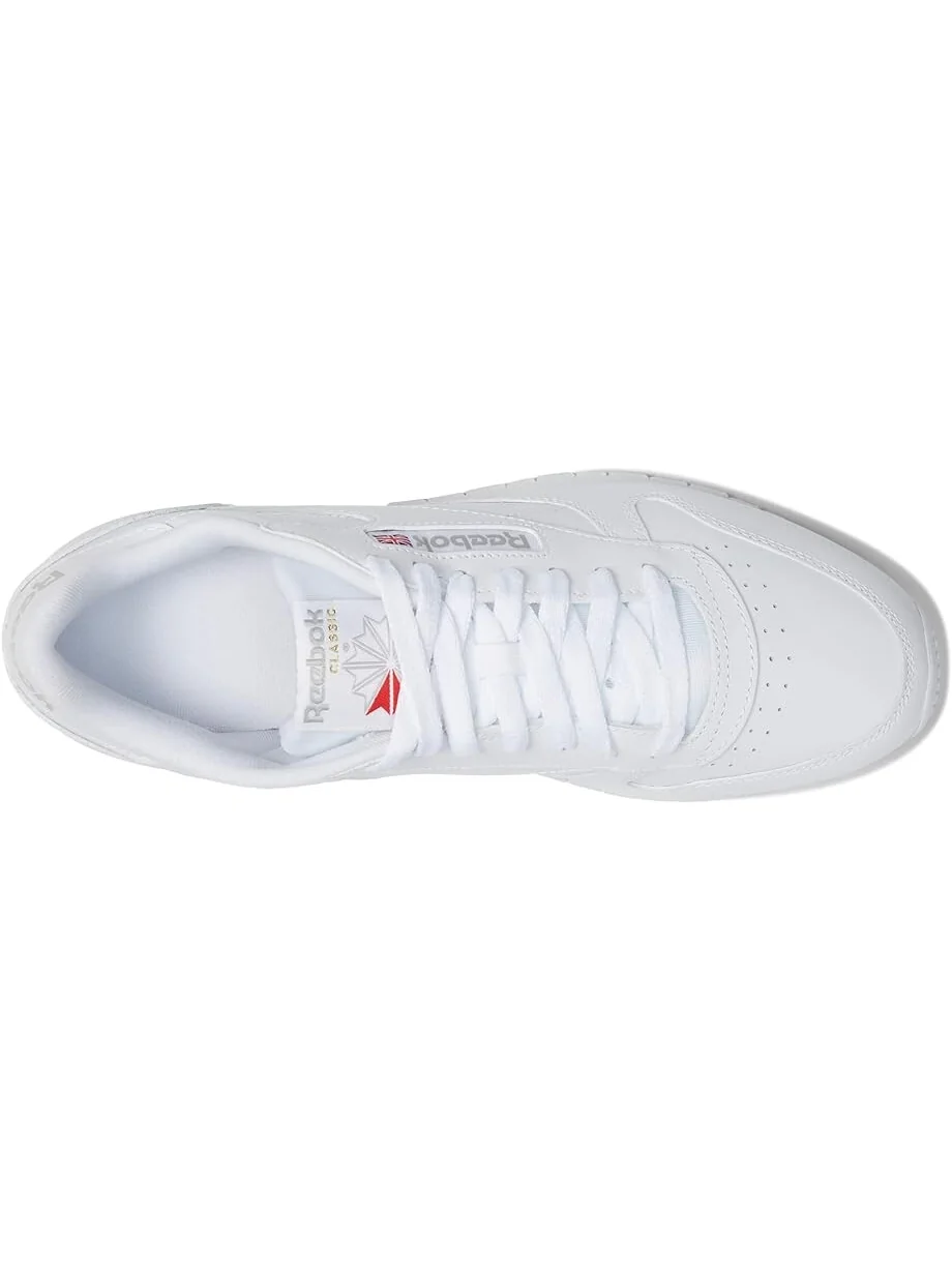 Кроссовки Reebok Lifestyle Classic Leather — изображение 2 из 4, белый/серый