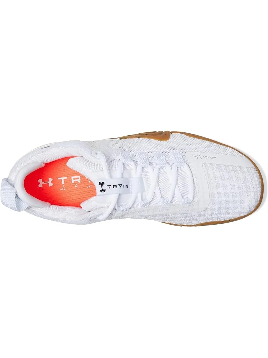 Кроссовки Under Armour TriBase Reign 6 — изображение 2 из 4, белый/серый/черный