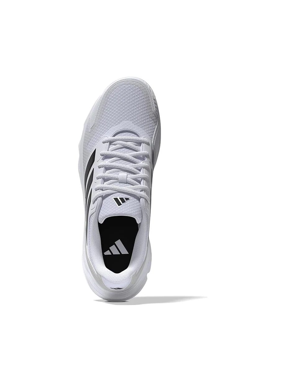 Кроссовки adidas Courtjam Control 3 — изображение 2 из 4, белый/черный/серый