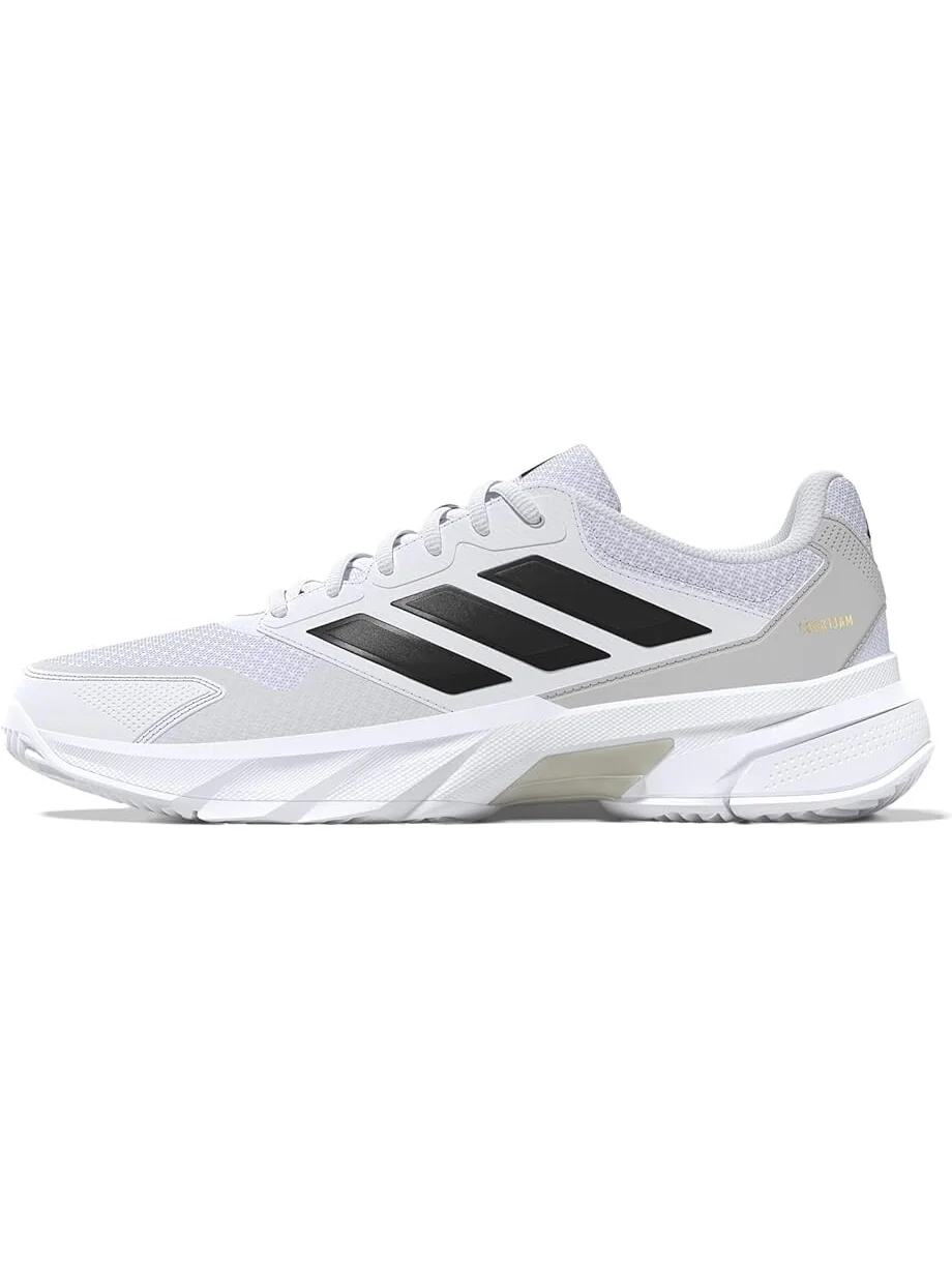 Кроссовки adidas Courtjam Control 3 — изображение 4 из 4, белый/черный/серый
