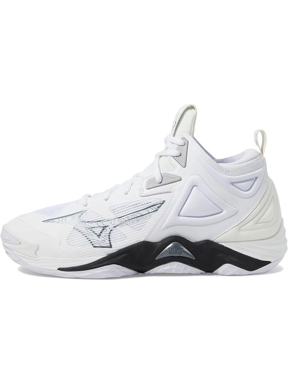 Кроссовки Mizuno Wave Momentum 3 Mid — изображение 4 из 4, белый/черный