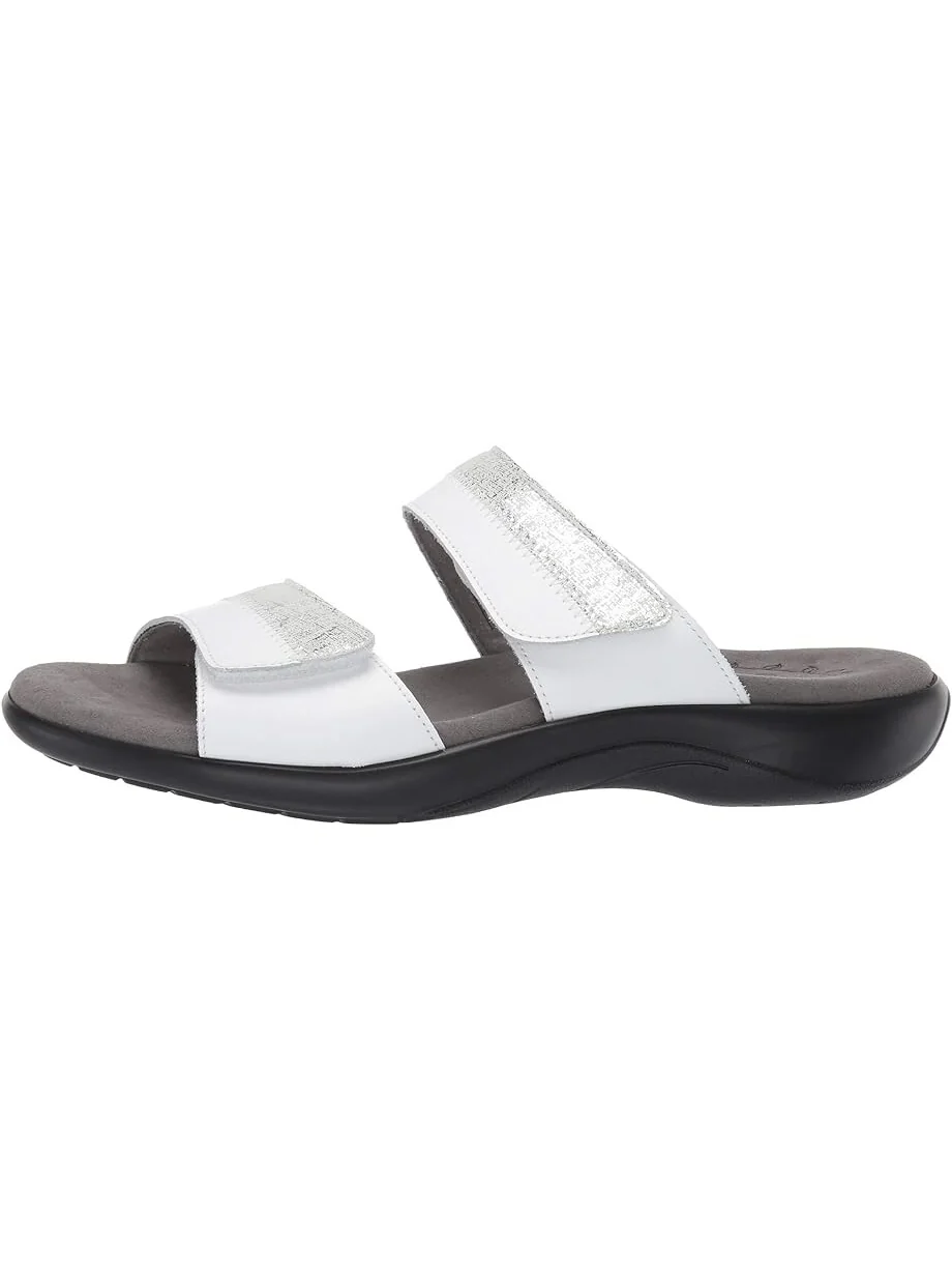 Сандалии SAS Nudu Adjustable Slide — изображение 4 из 4, белый/серебристый
