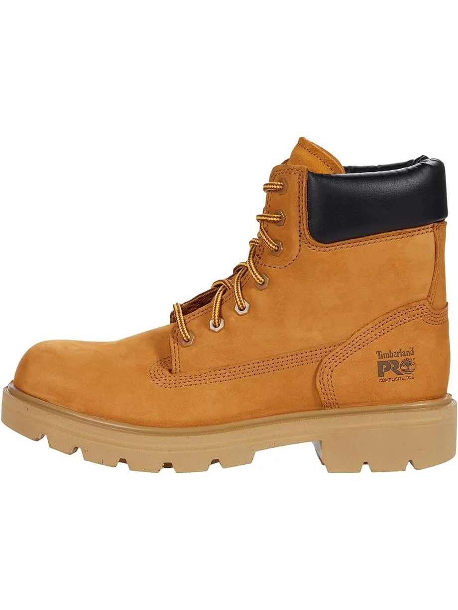 Рабочие ботинки Timberland PRO Sawhorse 6" с композитным подноском, водонепроницаемые — изображение 4 из 4, пшеница
