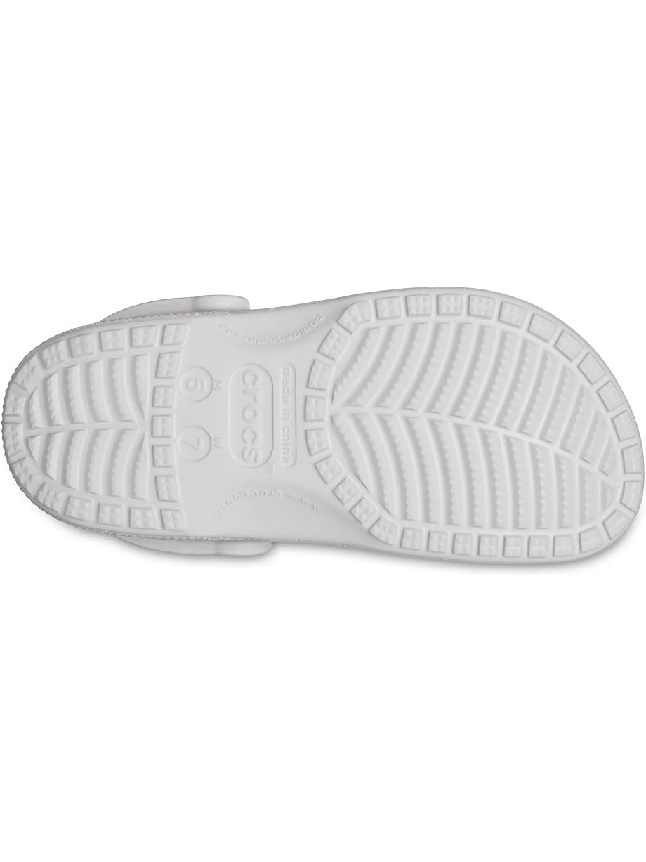 Сабо Crocs Classic - Glitter — изображение 3 из 4, серебристый