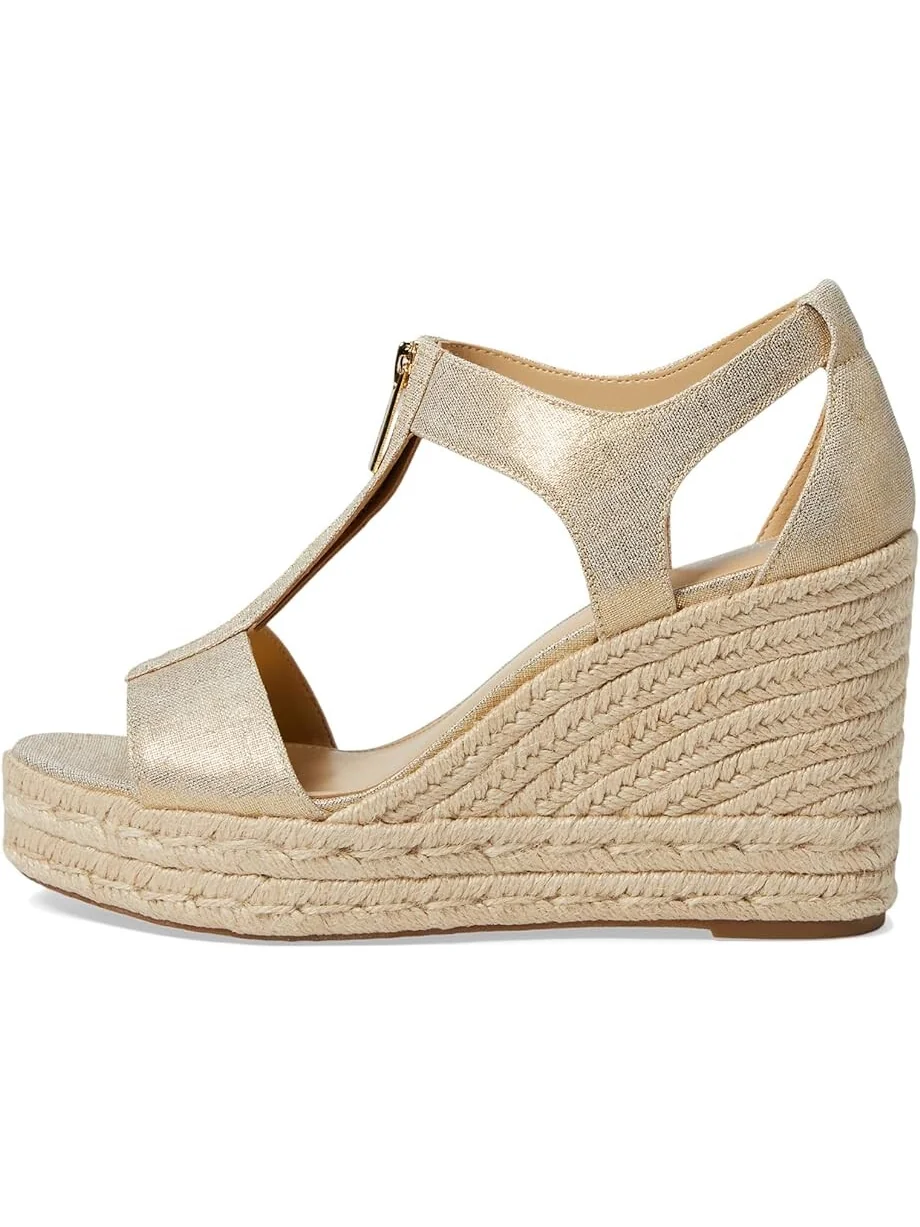 Туфли MICHAEL Michael Kors Berkley Mid Wedge — изображение 4 из 4, бледный золотистый