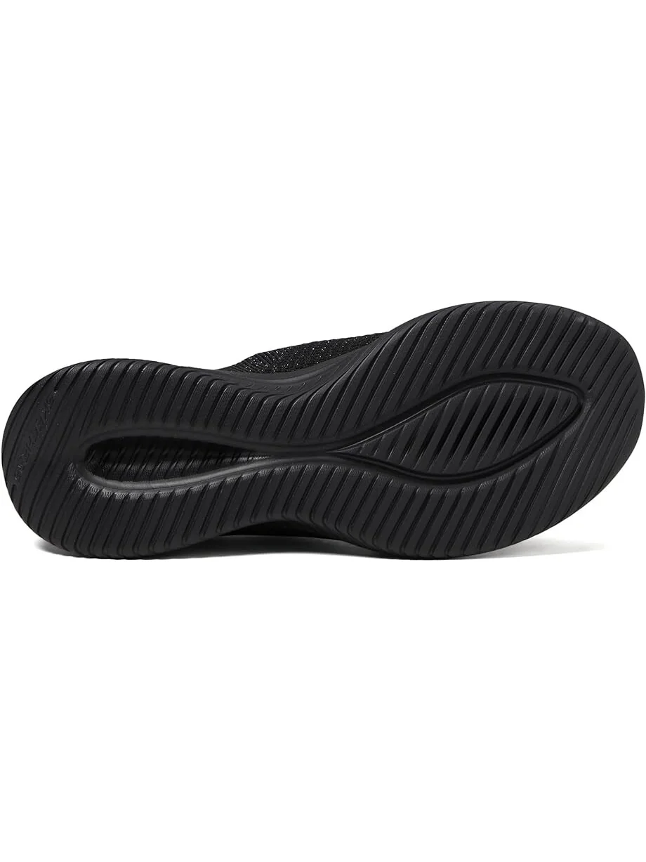 Кроссовки SKECHERS Martha Stewart Ultra Flex 3.0 - Neptune Hands Free Slip-Ins — изображение 3 из 4, черный/черный