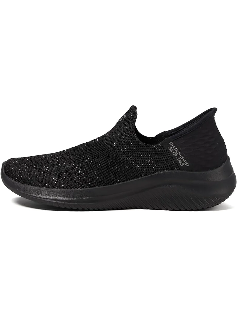 Кроссовки SKECHERS Martha Stewart Ultra Flex 3.0 - Neptune Hands Free Slip-Ins — изображение 4 из 4, черный/черный