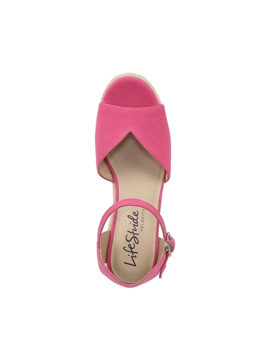 Сандалии LifeStride Tess Wedge Espadrille — изображение 2 из 4, розовый