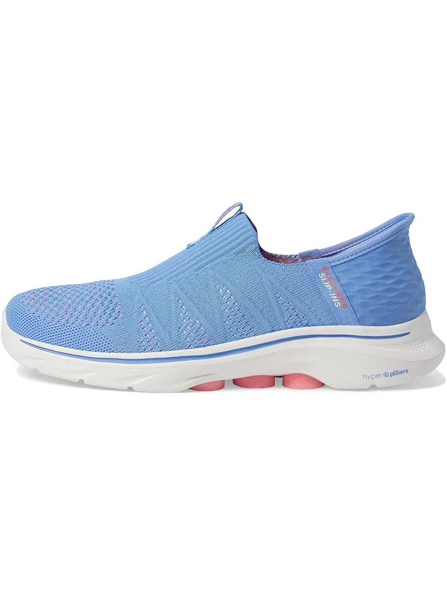 Кроссовки SKECHERS Performance Go Walk 7 City Lights Hands Free Slip-Ins — изображение 4 из 4, фиолетовый/розовый